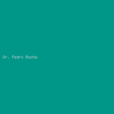 Dr. Pedro Rocha